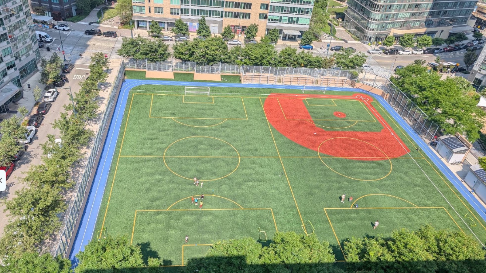 Yesso for Neighbors pickup soccer in Long Island City